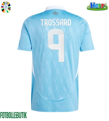 Belgien Leandro Trossard #9 Bortatröja EM 2024 Kortärmad